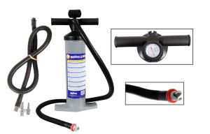 Dual Action Auto Two Stage Pump w/ Pressure Gauge