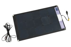 50W Semi-Flexible Solar Panel w/ Charge Controller
