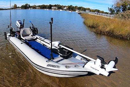Bow Motor Mount for PaddleSki™ photo
