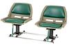 Tandem Green Locking Swivel Seats w/ 7" Pedestals main product image
