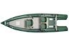 Tandem Green Locking Swivel Seats w/ 7" Pedestals alternate view 1095