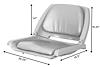 Gray Swivel Seat alternate view 1107