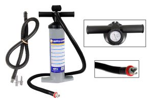 Dual Action Auto Two Stage Pump w/ Pressure Gauge