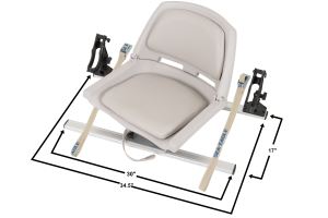 Swivel Seat Fishing Rig w/ Scotty® Rod Holders