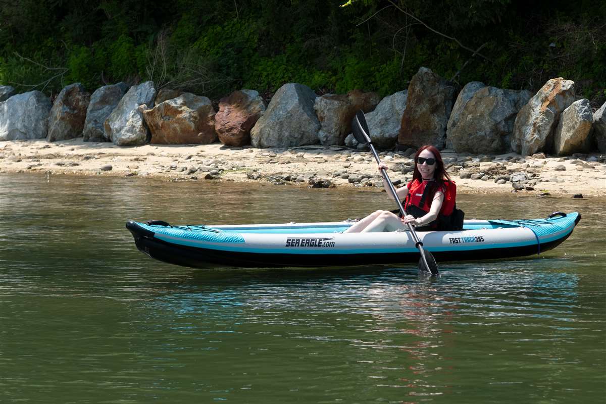 A great day for a peaceful solo paddling session!