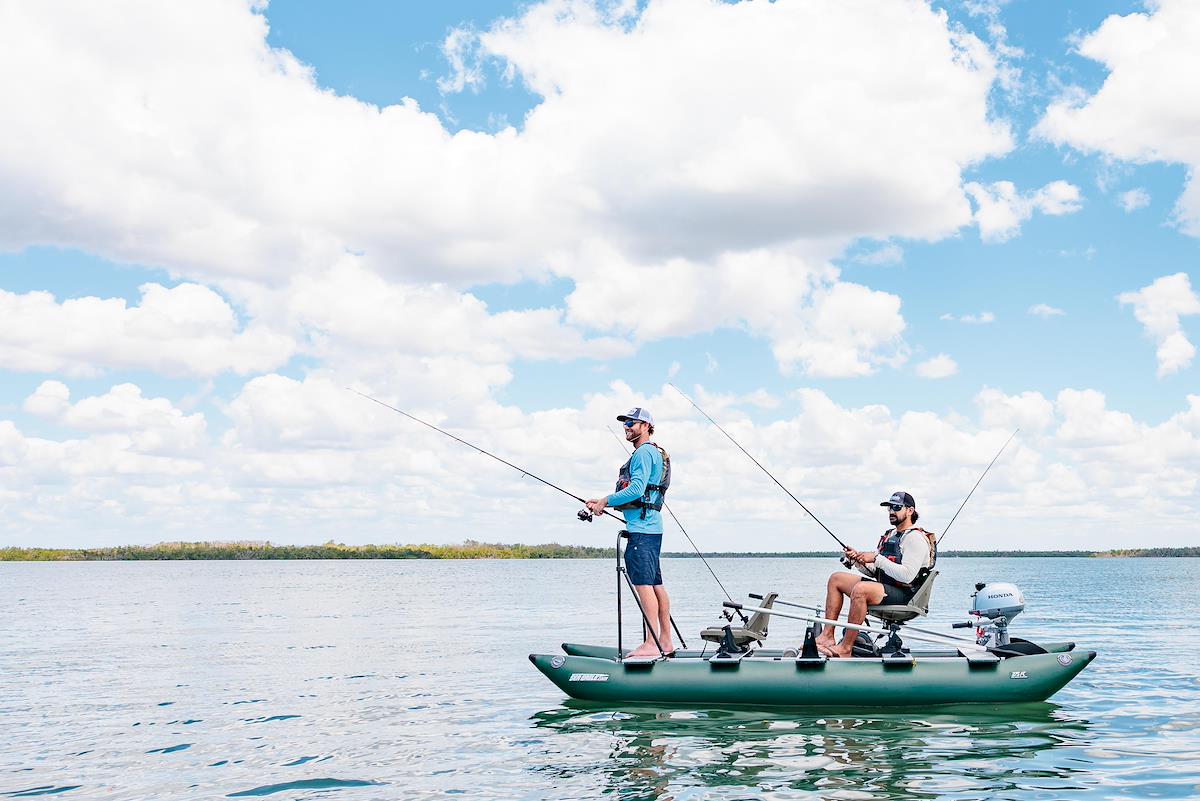 An excellent advantage platform for sight fishing!