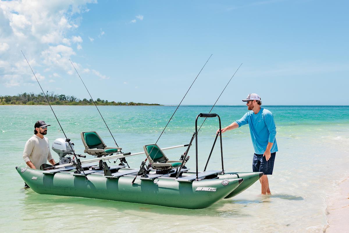 Fishing sunny Florida on a crystal clear water day