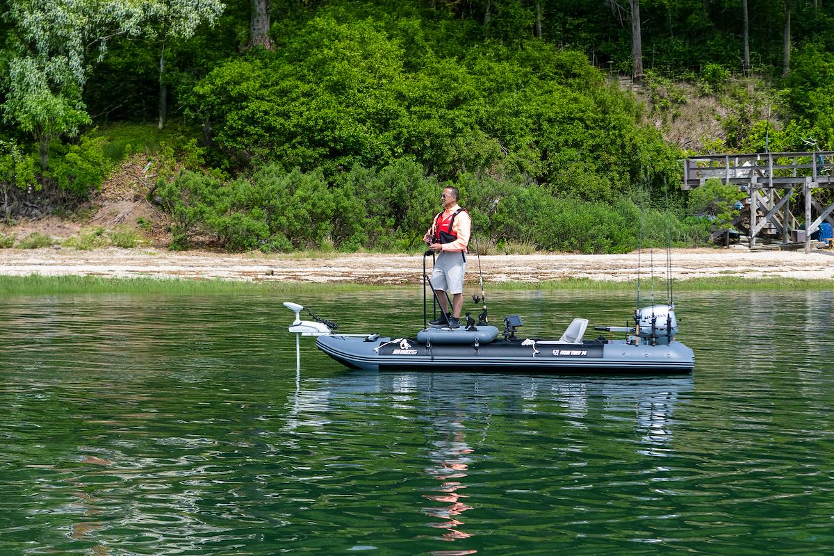 The SightDeck™ gives you skinny water advantage