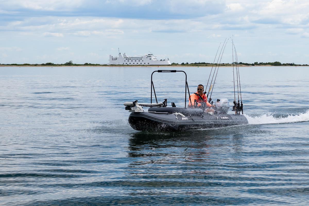 Hawaiian Dan motoring around Port Jefferson Harbor