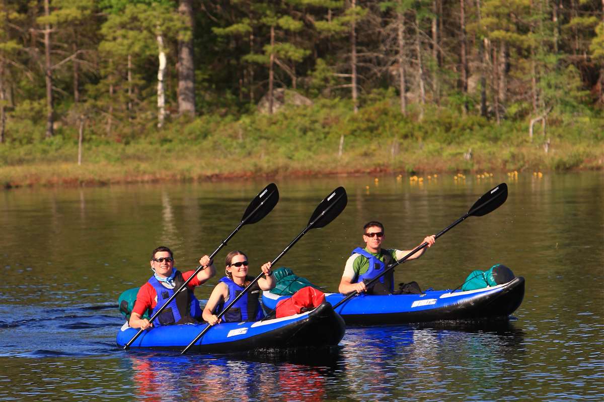 There's nothing like the outdoors in a Sea Eagle Explorer Kayak
