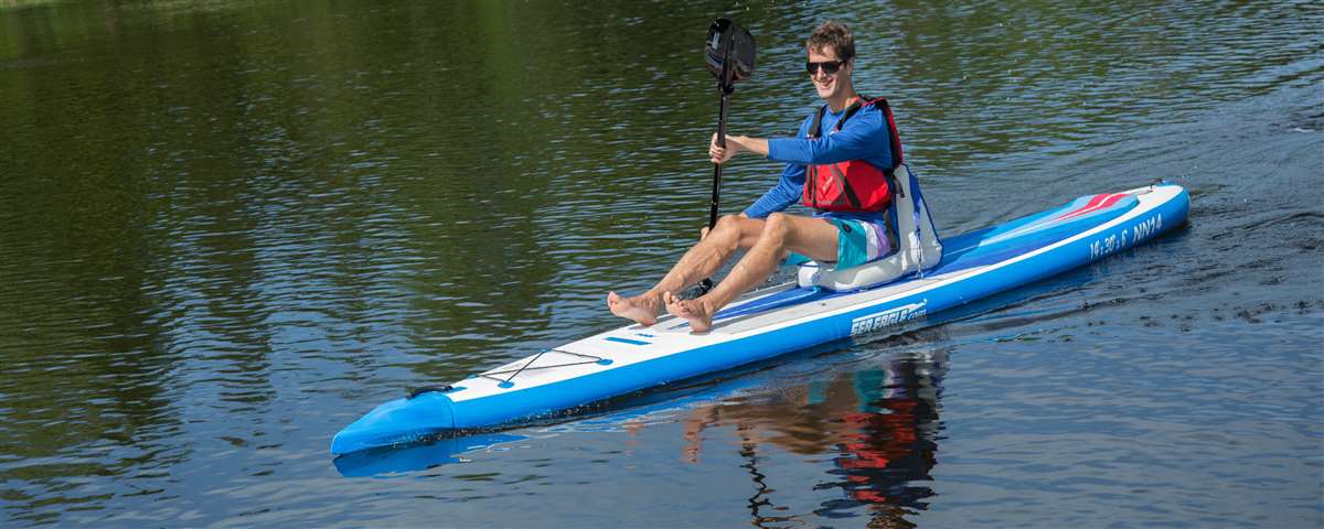 Sea Eagle NN14 1 person Inflatable Paddleboard. Package