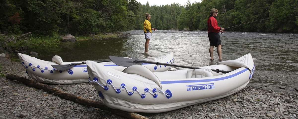 Sea Eagle 330 Inflatable Kayak with Deluxe Package 