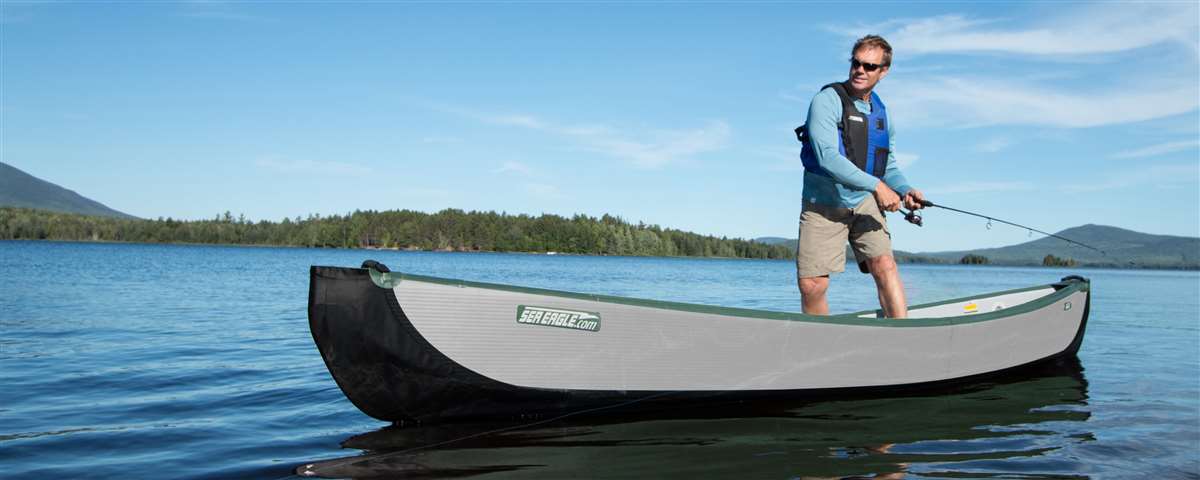 Who says you can't stand in a canoe? Stable enough to stand in!