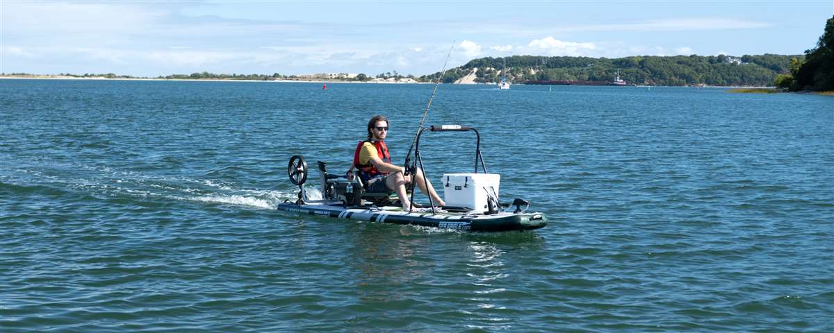 Sea Eagle FS1210 1 person Inflatable Fishing Stand-Up Paddleboard