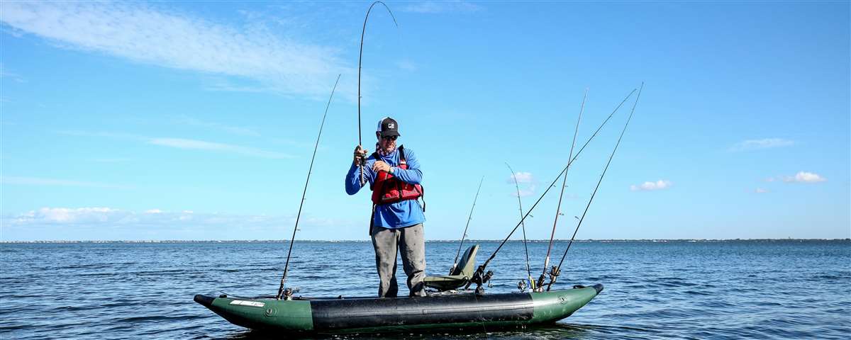 The perfect stable standing platform. Gives you the edge when fighting fish even off the side!