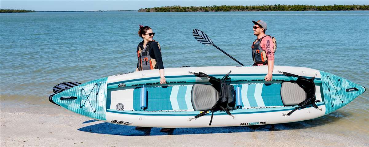 Sea Eagle 465ft 3 person Inflatable Kayak. Package Prices starting