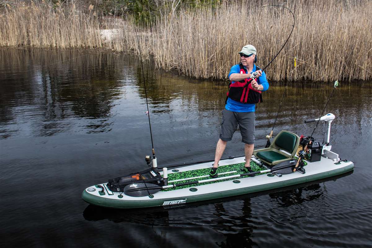 Sea Eagle FS126 2 person Inflatable Fishing Stand-Up Paddleboard. Package  Prices starting at $999 plus FREE Shipping