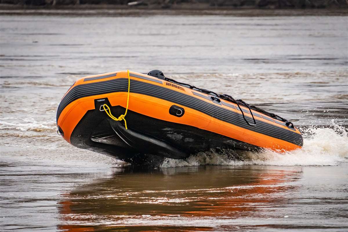 Sea Eagle Rescue14 7 person Inflatable Boat. Package Prices starting at