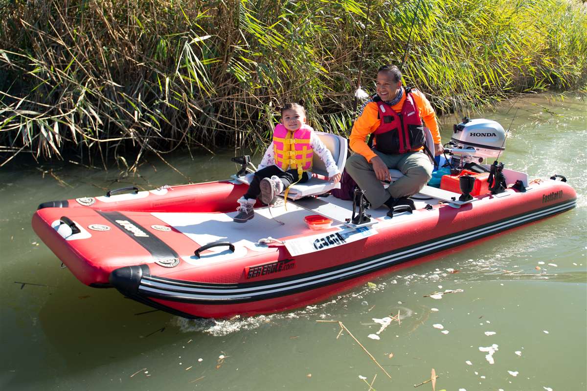 Sea Eagle FastCat12 2 person Inflatable Boat. Package Prices