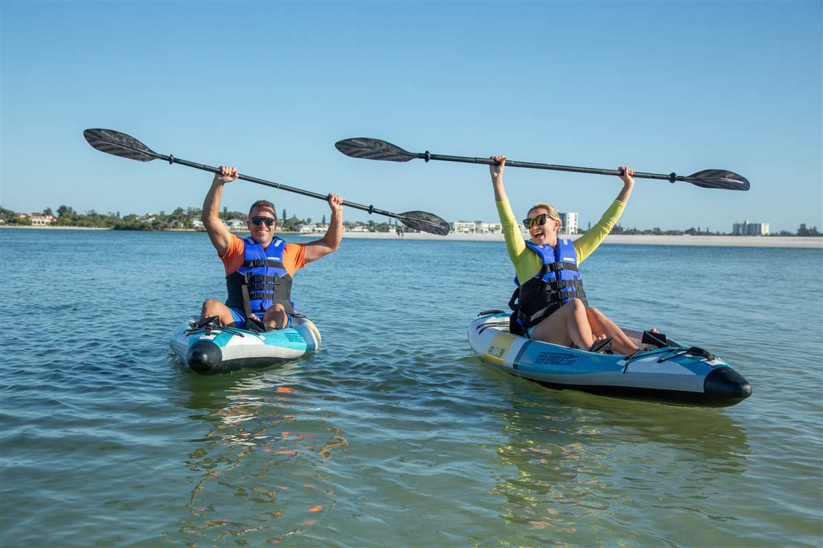 Sea Eagle EZLite10™ 1 person Inflatable Kayak. Package Sea Eagle EZLite10™ 1 person Inflatable Kayak. Package