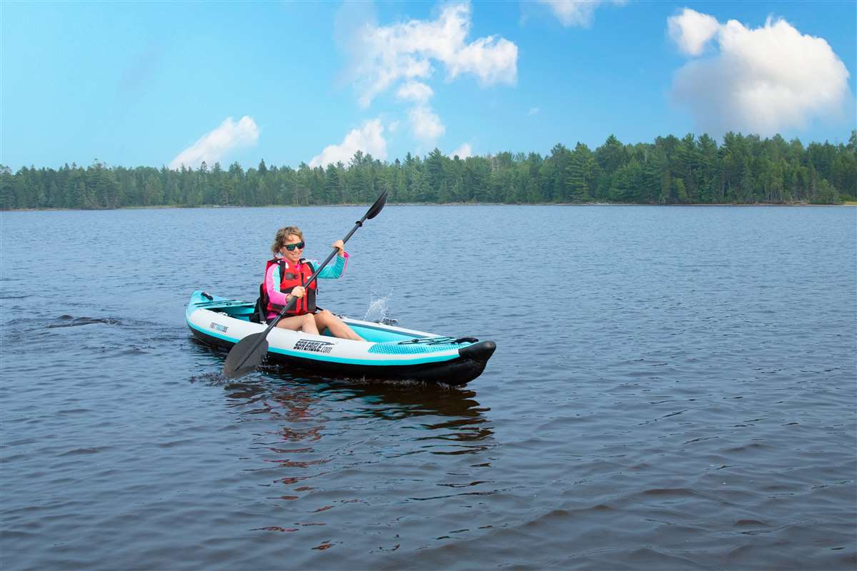 スクアド SKS-ST73UL/L-AJING Veal Contact Sea Eagle 385ft 2 person Inflatable Kayak. Package Prices