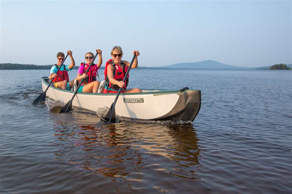 Sea Eagle TC16 3 person Inflatable Canoe. Package Prices starting at