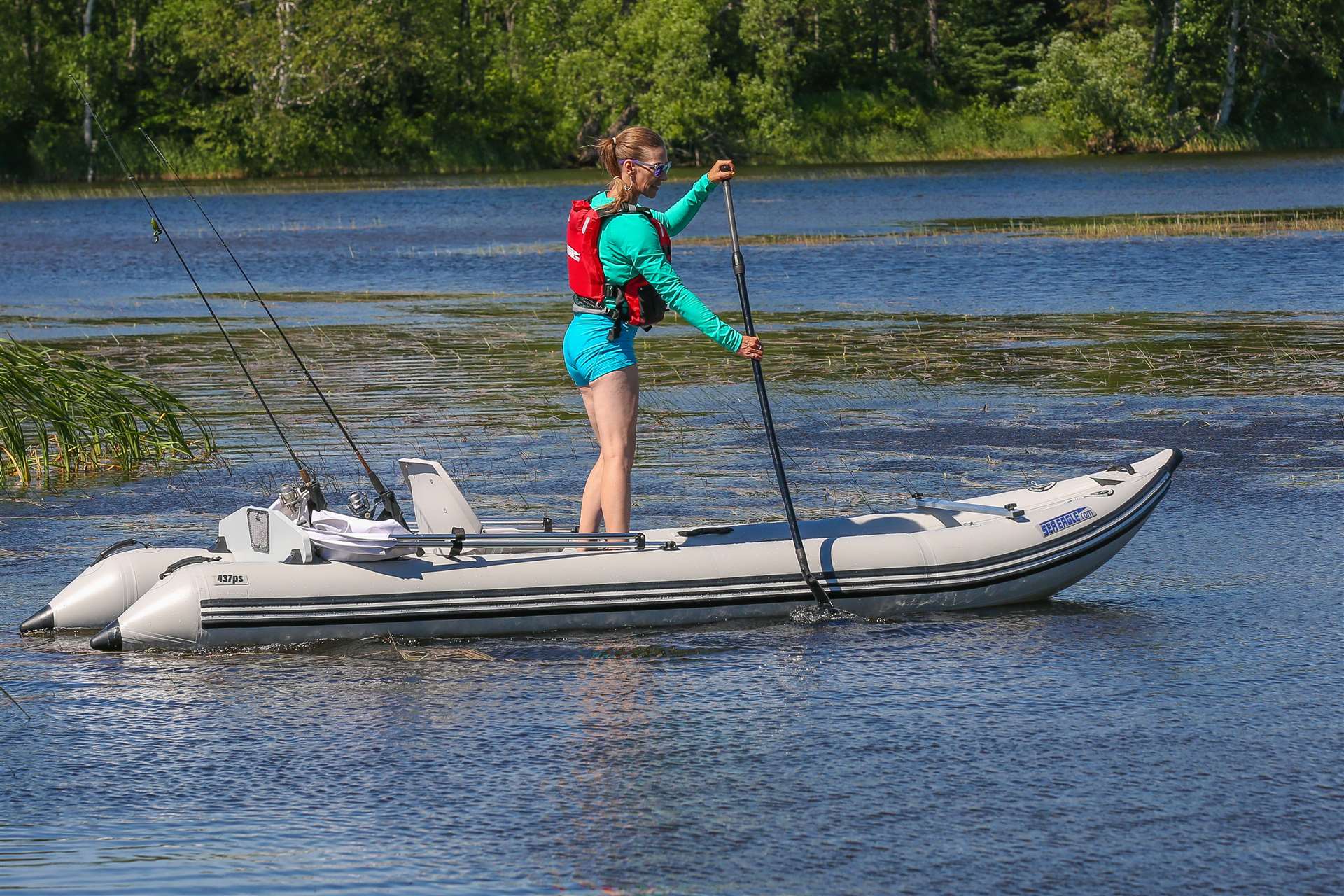 Sea Eagle 437ps 2 person Inflatable Boat. Package Prices starting at 1,499 plus FREE Shipping