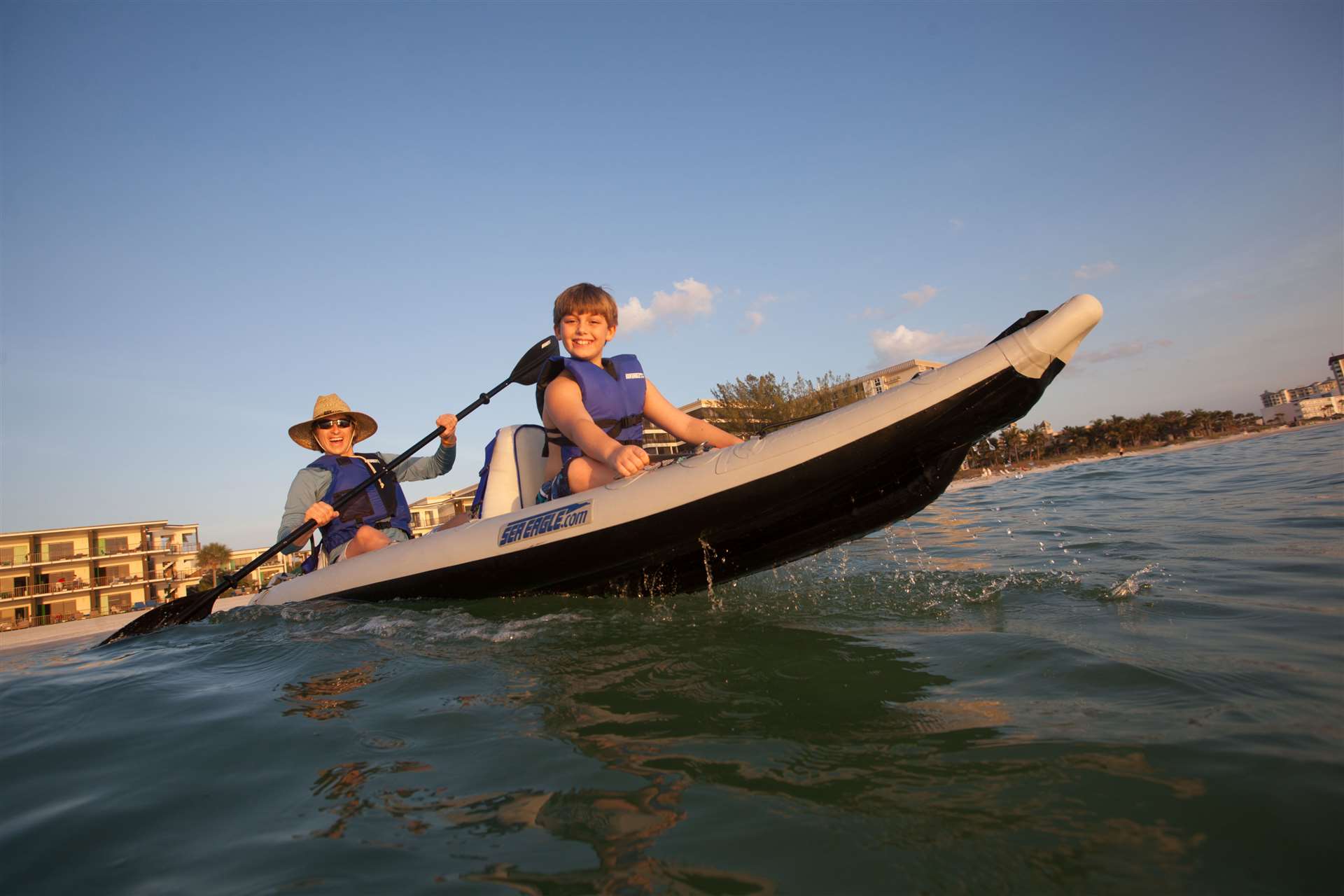 Sea Eagle 385ft 3 person Inflatable Kayak. Package Prices starting at