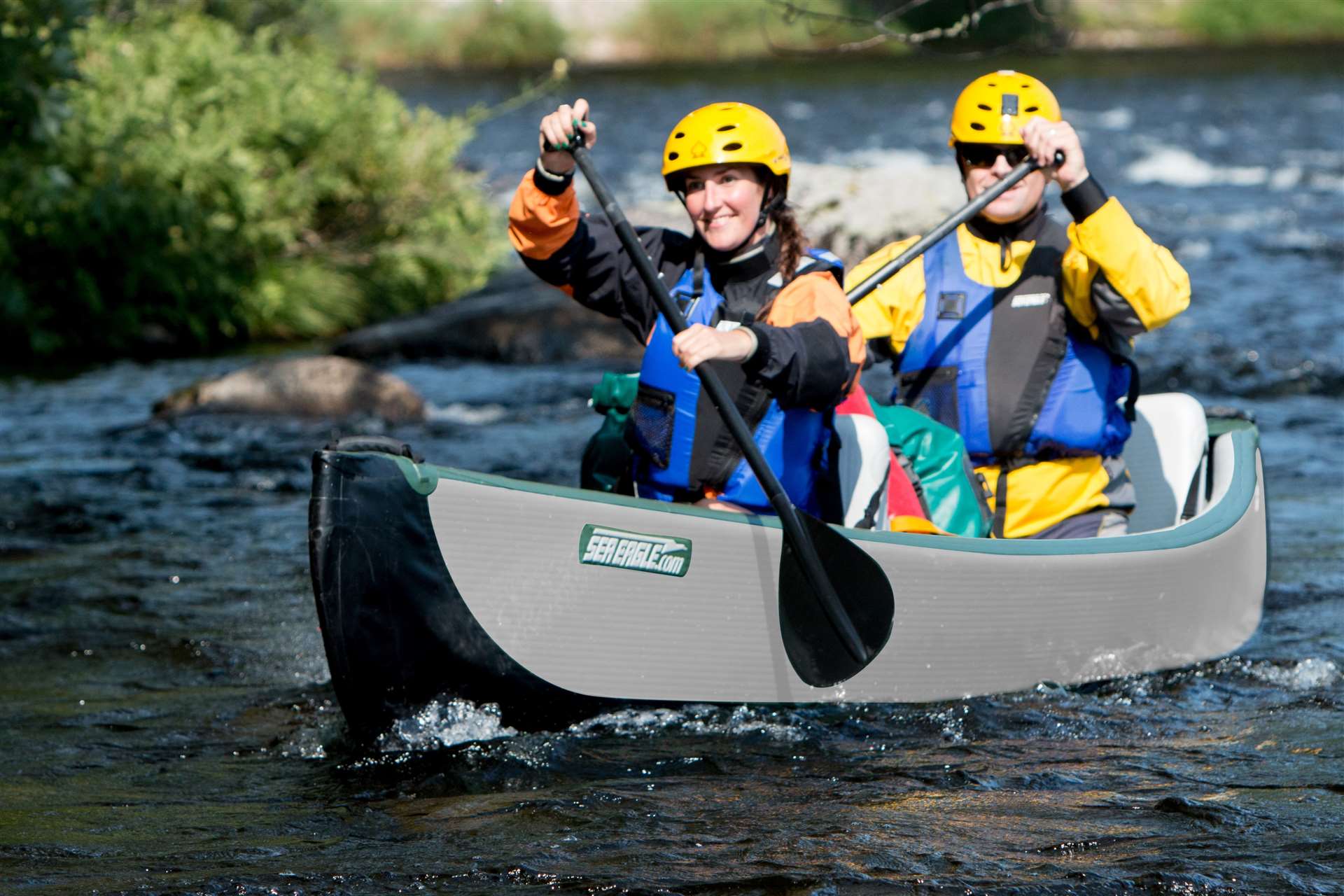 Sea Eagle TC16 3 person Inflatable Canoe. Package Prices starting at