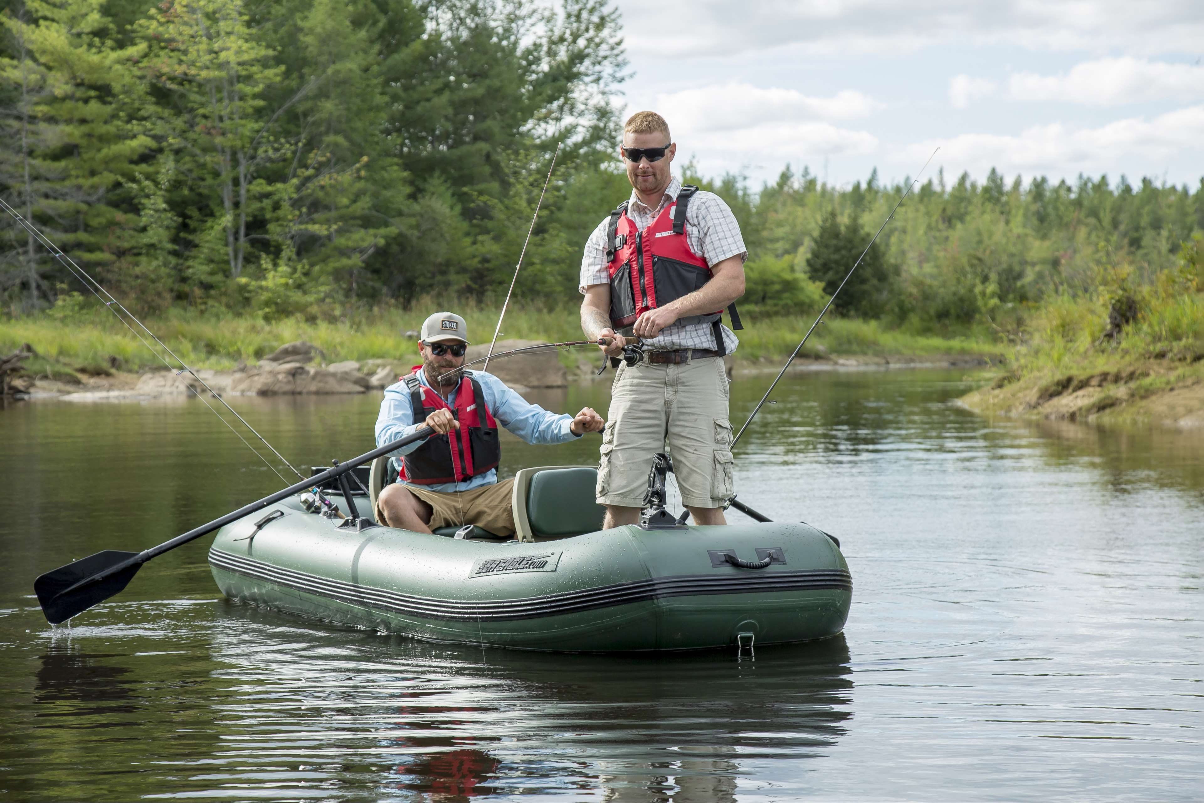 Sea Eagle STS10 4 person Inflatable Fishing Boat. Package Prices