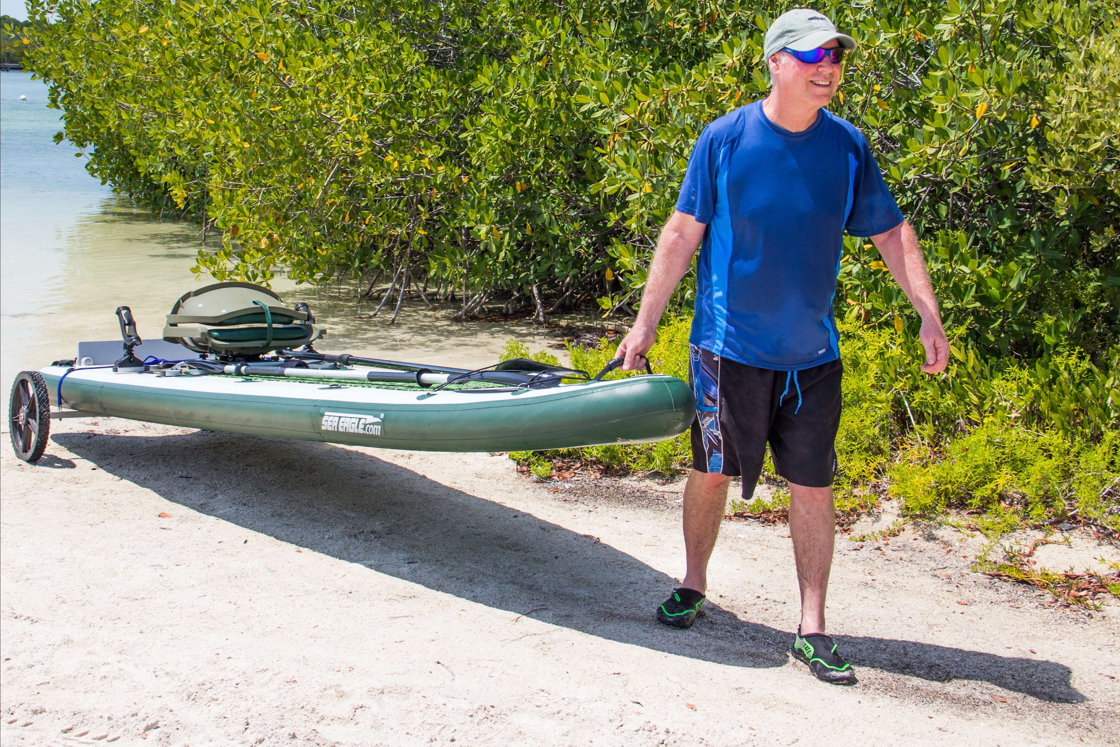 Sea Eagle FS126 2 person Inflatable Fishing StandUp Paddleboard