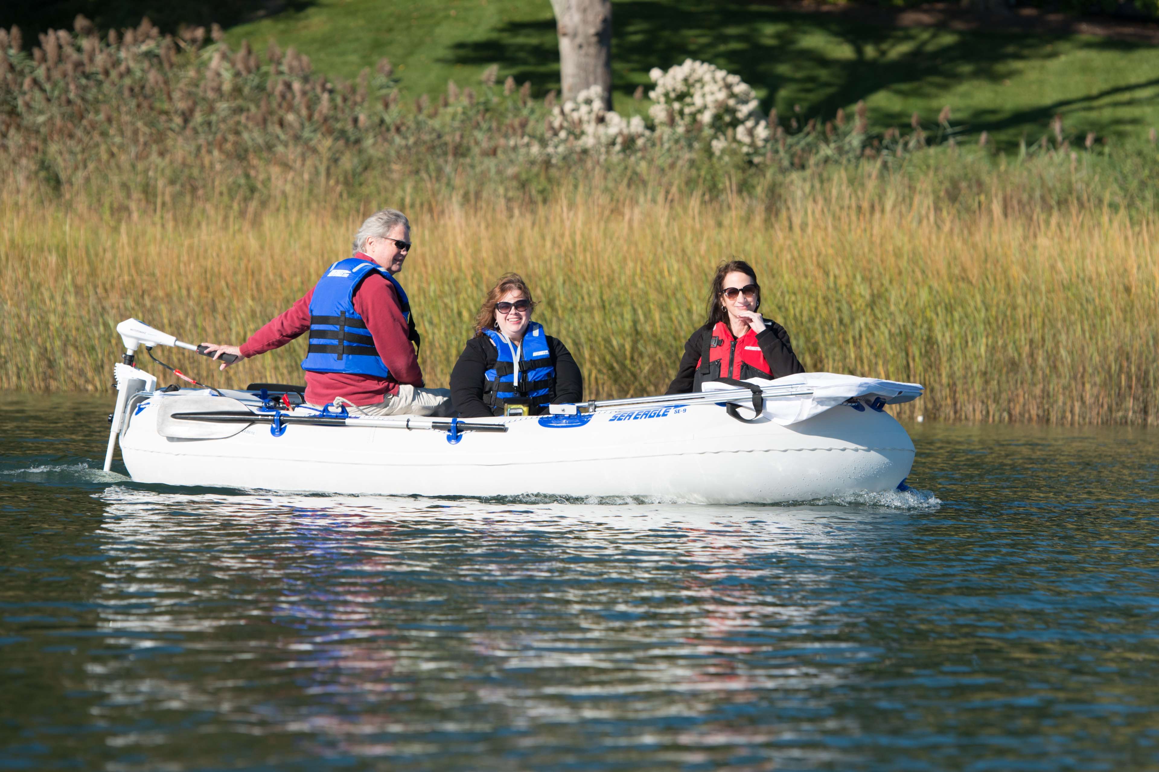 Sea Eagle SE9 4 person Inflatable Boat. Package Prices starting at 499