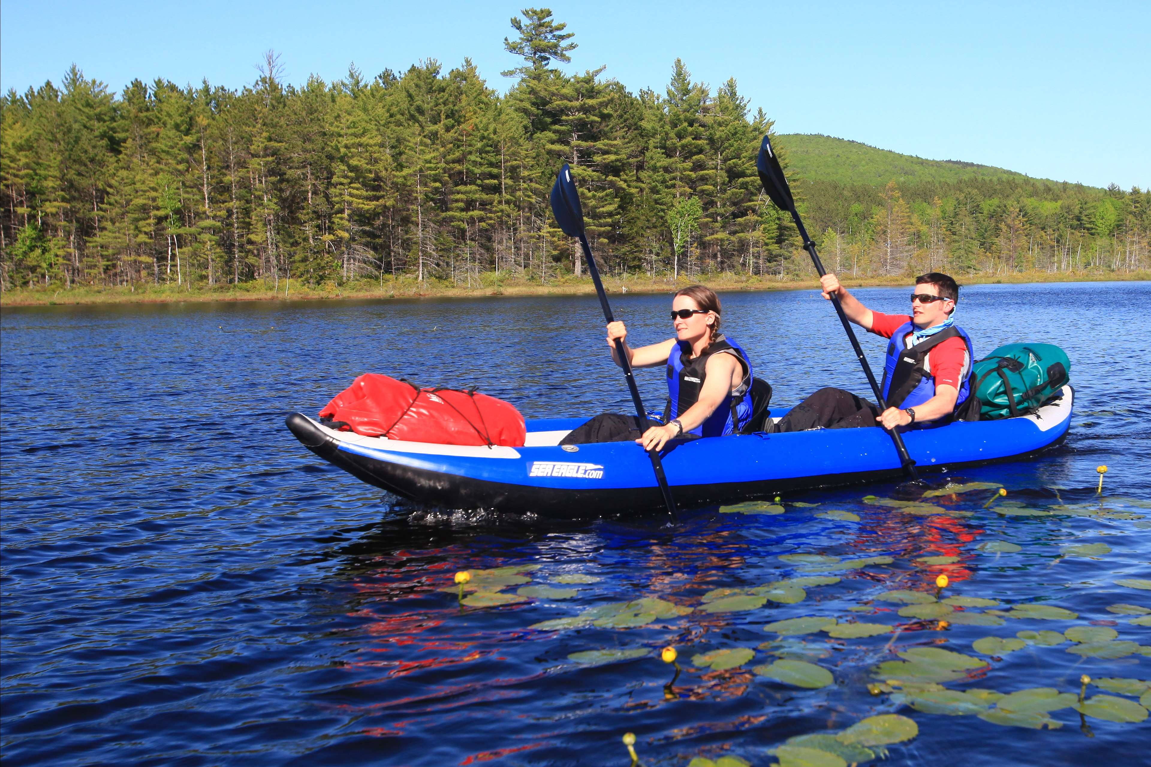 Sea Eagle 420x 3 person Inflatable Kayak. Package Prices starting at 1,099 plus FREE Shipping