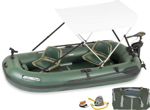 Sea Eagle STS10 4 person Inflatable Fishing Boat. Package Prices starting  at $1,349 plus FREE Shipping