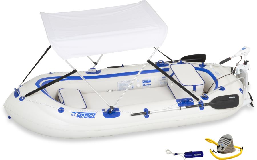 Sea Eagle SE9 4 person Inflatable Boat. Package Prices starting at 499