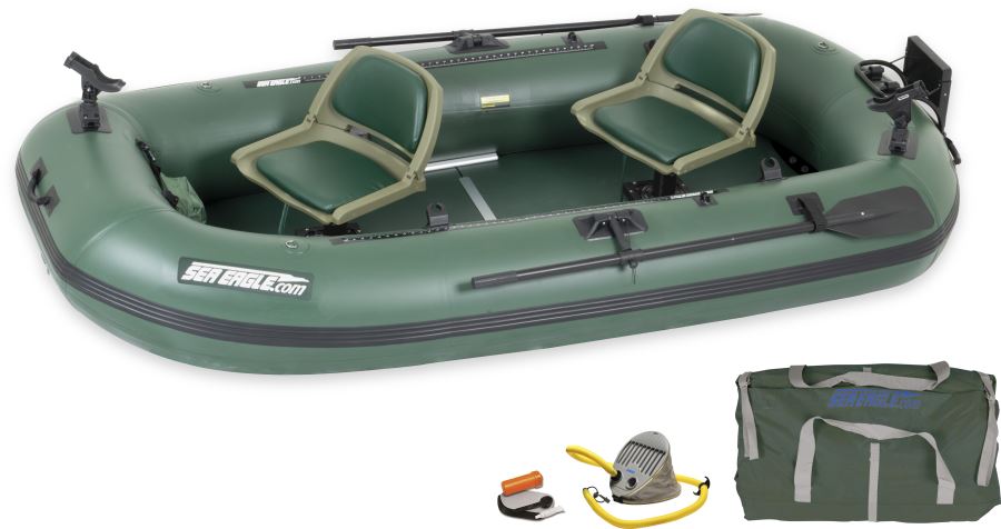 Sea Eagle STS10 2 person Inflatable Fishing Boats. Package 