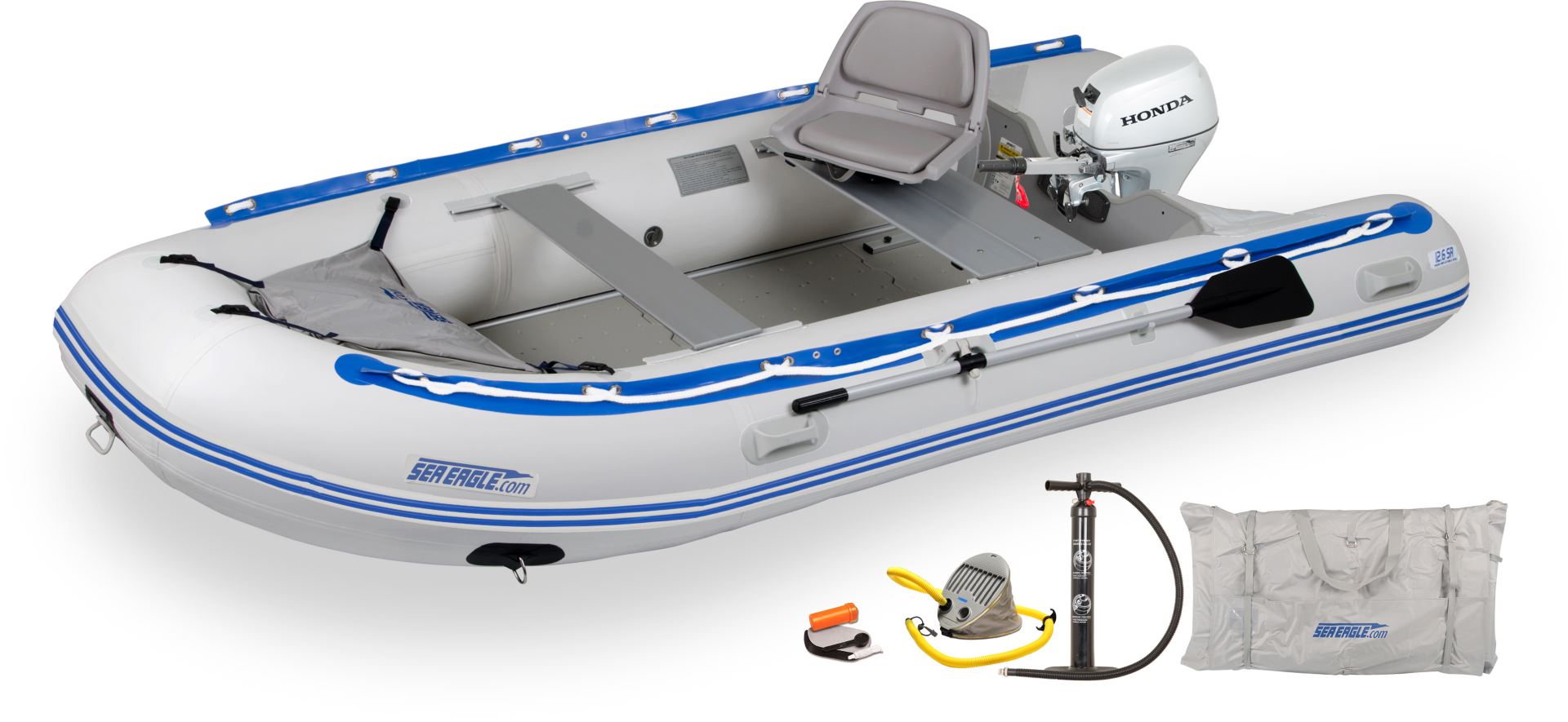 Sea Eagle 12.6sr 6 person Inflatable Boat. Package Prices starting at