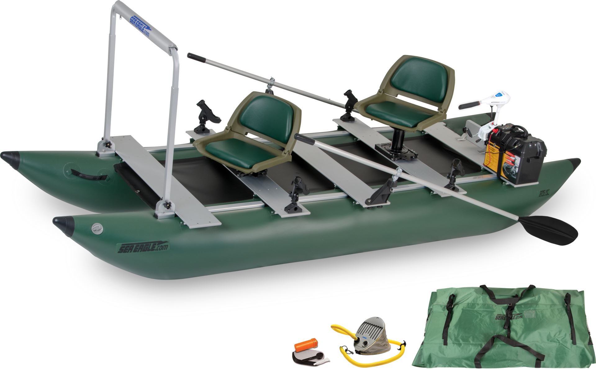 Sea Eagle 375fc 2 person Inflatable Fishing Boat. Package Prices