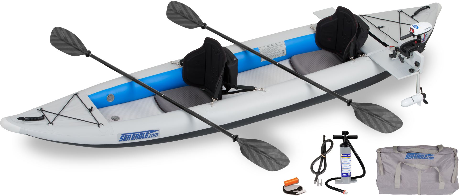 Sea Eagle 385ft 3 person Inflatable Kayak. Package Prices starting at $999  plus FREE Shipping