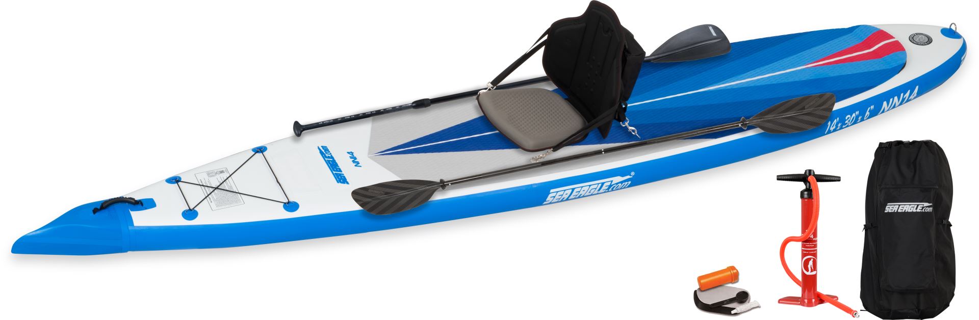 Sea Eagle NN14 1 person Inflatable Paddleboard. Package Prices