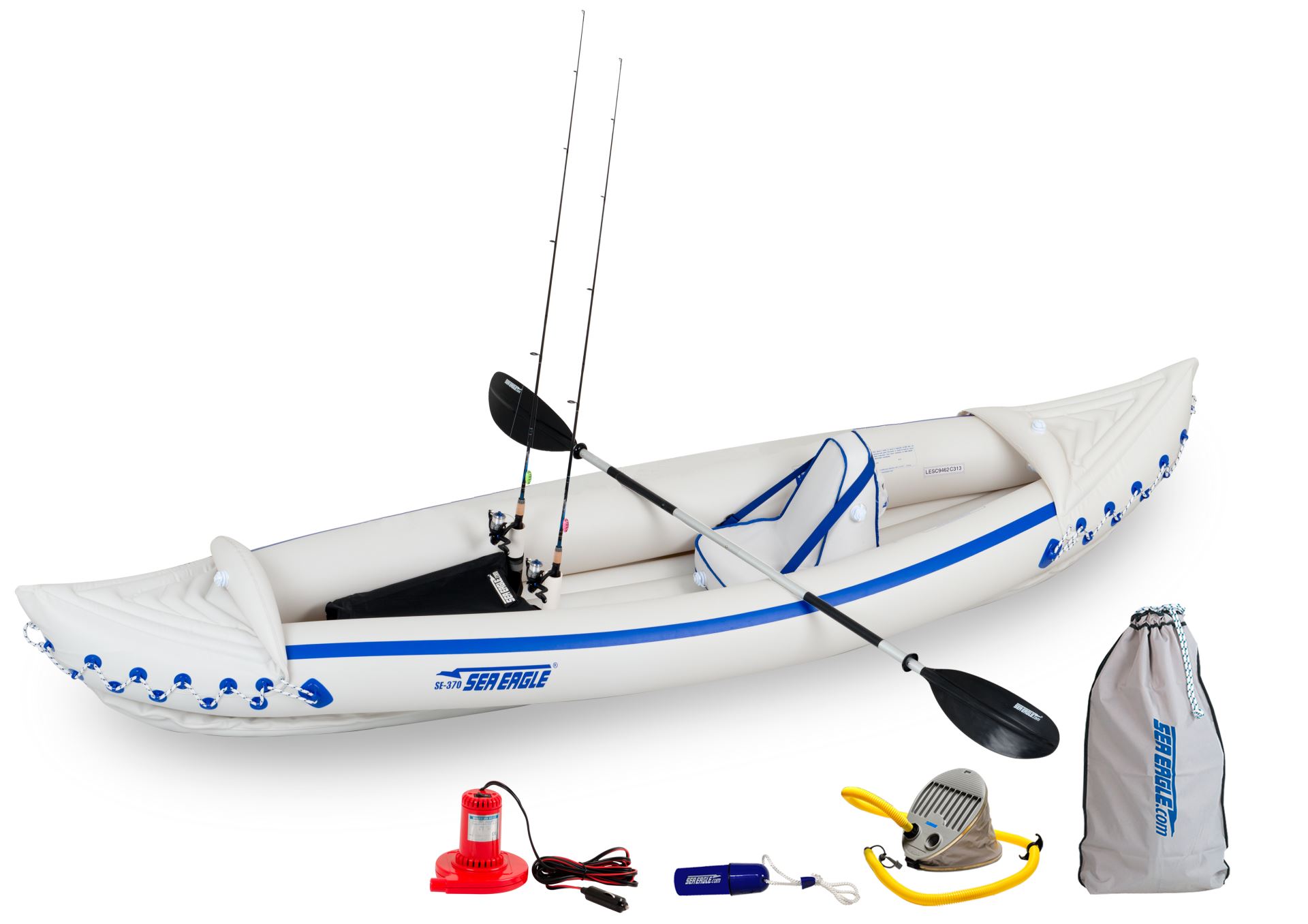 Ambassadør Spanien erosion Sea Eagle SE 370 3 person Inflatable Kayak. Package Prices starting at $249  plus FREE Shipping