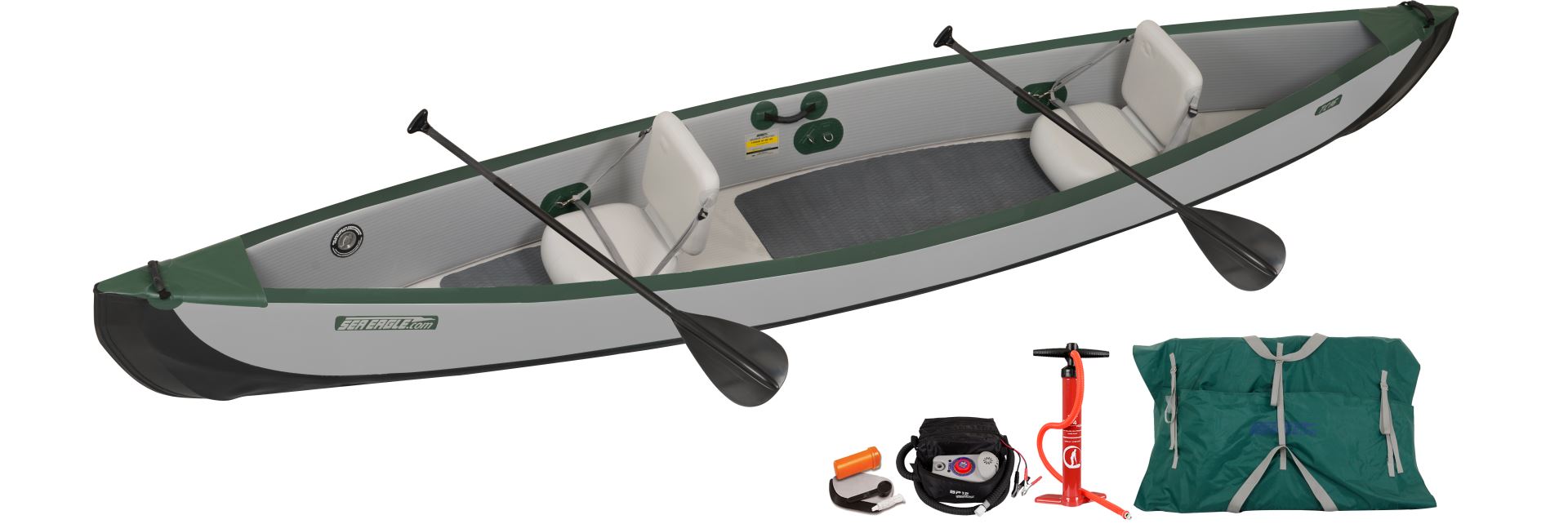 Sea Eagle TC16 3 person Inflatable Canoe. Package Prices 
