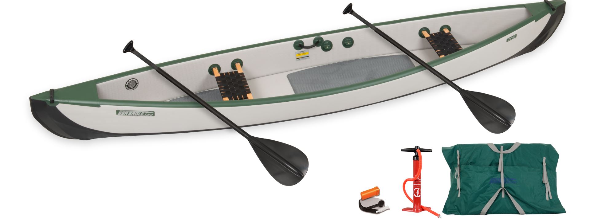 Sea Eagle TC16 3 person Inflatable Canoe. Package Prices starting at $1,999  plus FREE Shipping