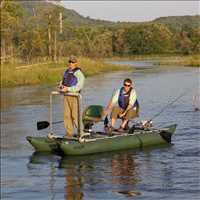 FoldCat™ Inflatable Pontoon Boat Fishing