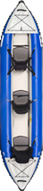 If you plan on camping, overnight trips or just plain need the extra storage space.  The 420x is the kayak for you! Inflatable Kayaks and Canoes