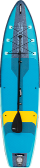 The LB11 is a great all-around inflatable SUP for both flat water and surf, beginner and expert alike!
The Stand Up/Sit Down LongBoard 11 gives you a fantastic workout and a great view of the water from a standing position. This versatile inflatable SUP can be enjoyed while standing or sitting down.
 
At 11' long, 32" wide, 5" thick, and 27 lbs., this SUP will provide you with plenty of stability. Whether you're a beginner or an experienced stand-up paddle boarder, you'll find the Sea Eagle LongBoard 11 tons of fun!
Best suited for those weighing 200 lbs or less. Inflatable Paddleboards