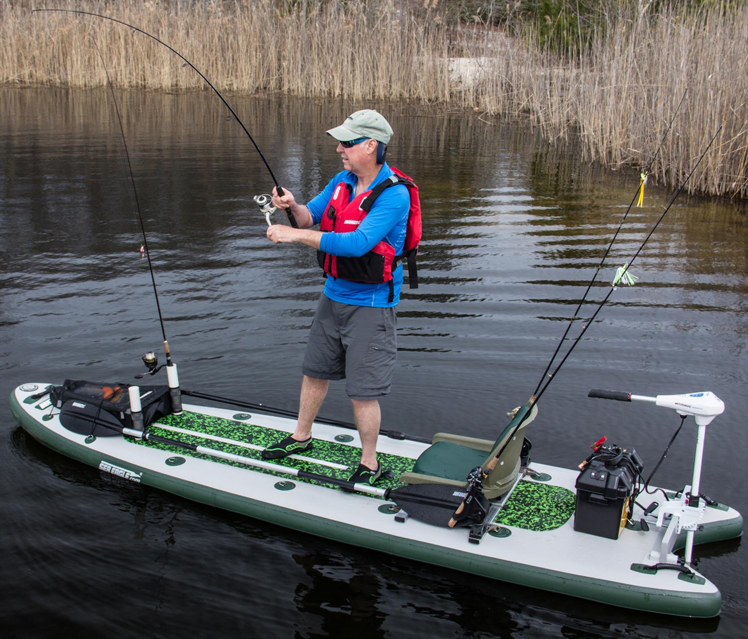 Sea Eagle FS126 2 person Inflatable Fishing Stand-Up Paddleboard. Package  Prices starting at $999 plus FREE Shipping