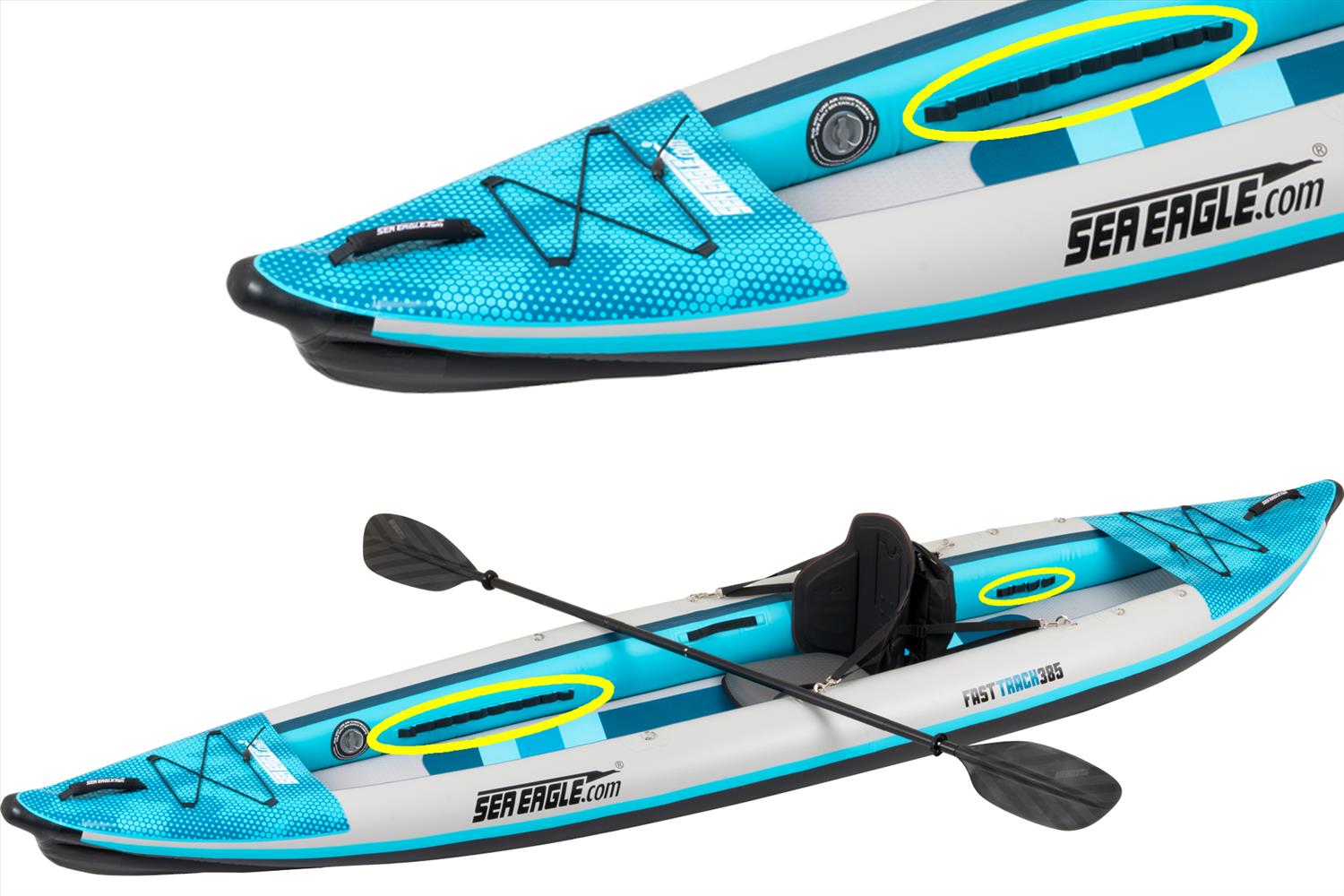 スクアド SKS-ST73UL/L-AJING Veal Contact Sea Eagle 385ft 2 person Inflatable Kayak. Package Prices