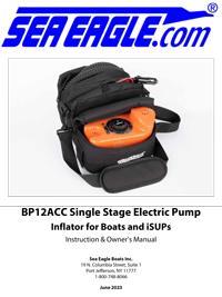 Top page of the BP12ACC Orange Electric Pump PDF