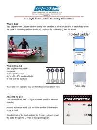 Top page of the Swim Ladder PDF